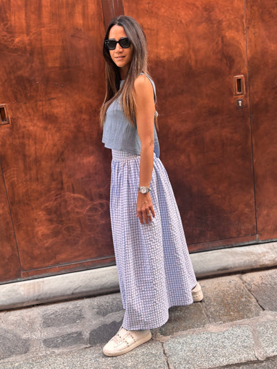 TOP FIOCCO donna mussola carta zucchero