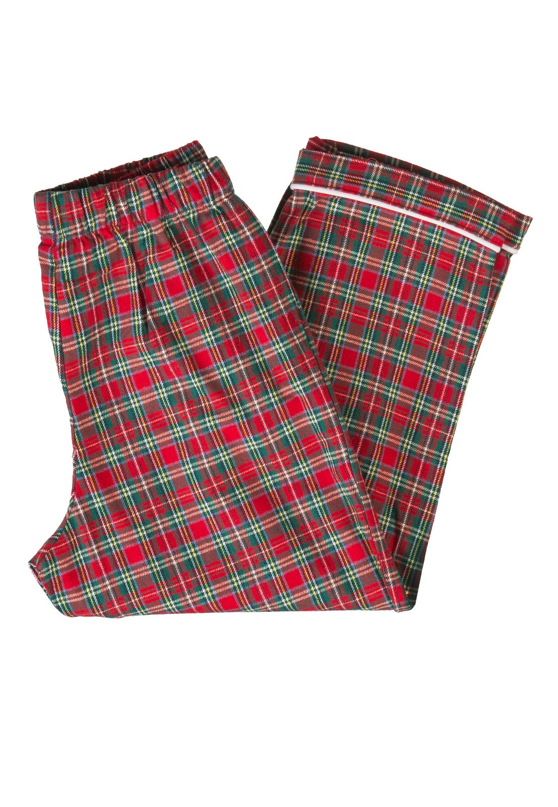 Pigiama DONNA flanella tartan rosso