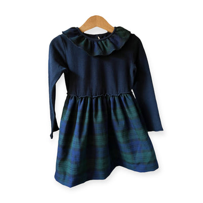 SVEVA Abito tartan verde blu Cambpell