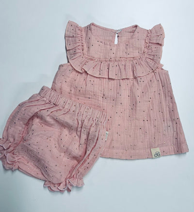 Completo Blusa GRETA mussola pepita