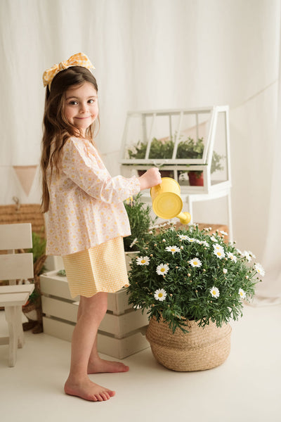 Shorts PENNY Vichy Giallo