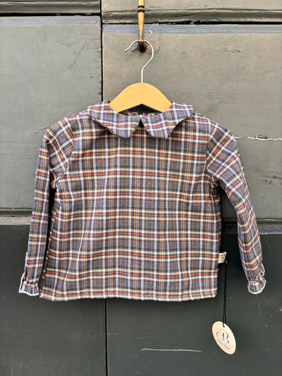 TEA camicetta tartan Stewart coccio jeans