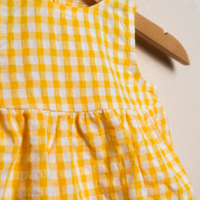 Pagliaccetto BON BON Vichy giallo