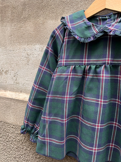 Camiciola MIKELA tartan blu
