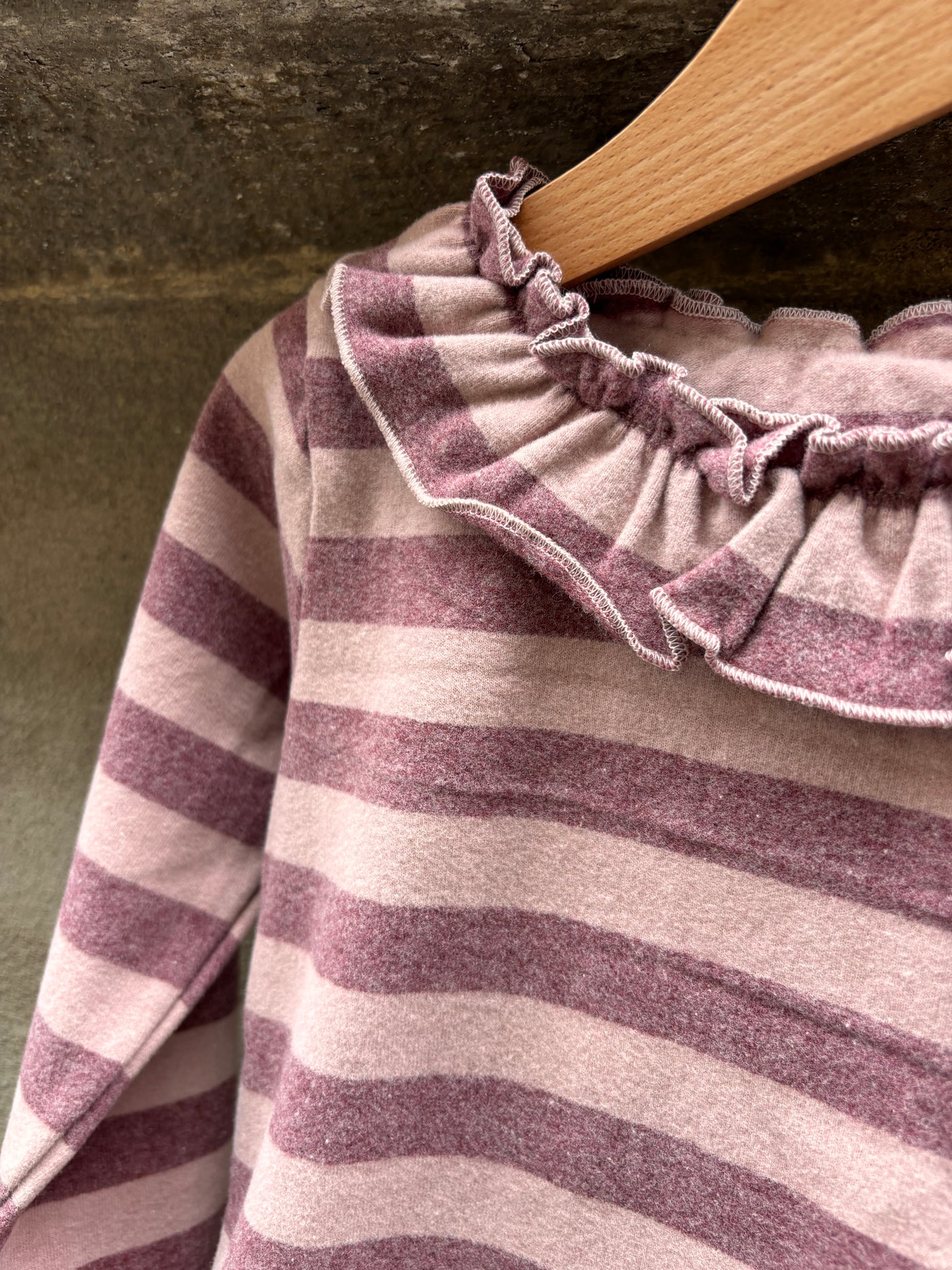 ELOISA righe lilla caldo cotone