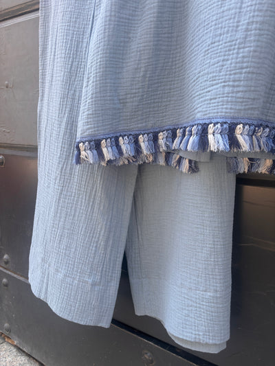 COMPLETO DONNA FRANGE mussola skyway
