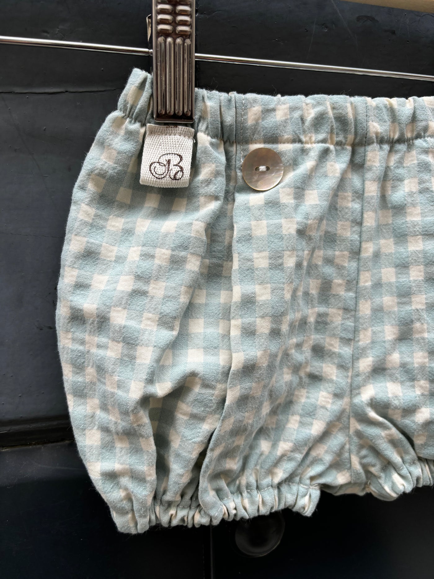Bloomer PORTOFINO vichy verde acqua azul