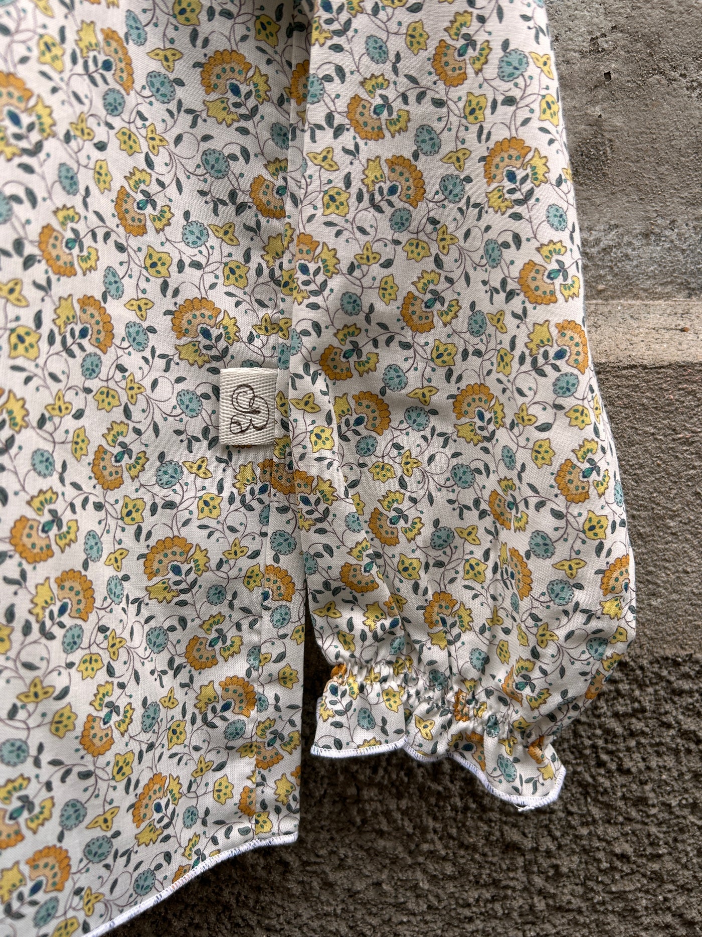 Camiciola MIKELA fiori senape