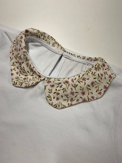 Magliettina CLAUDINE PETALO fiori rosa