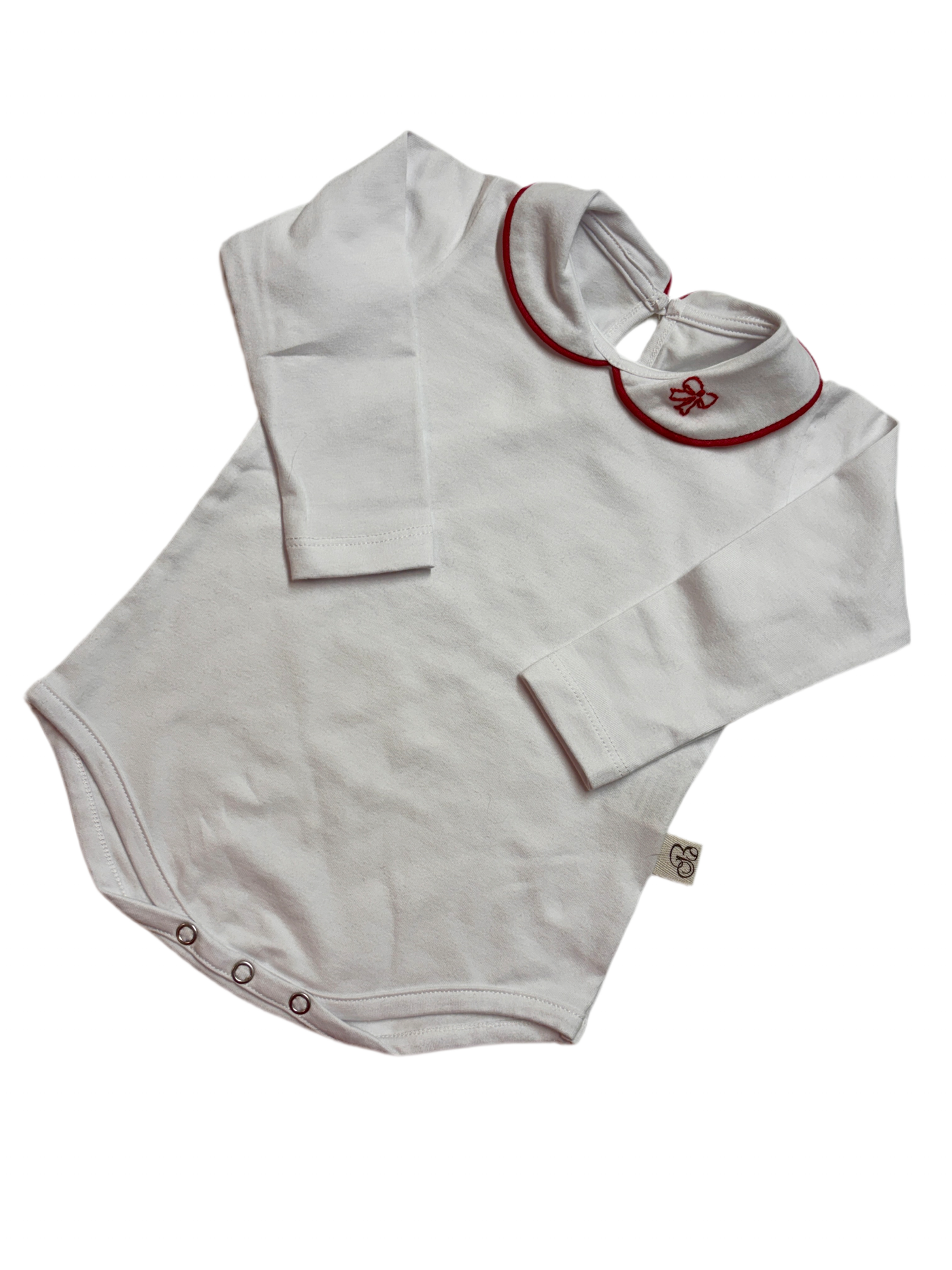 LONDON Body fiocco profilo rosso