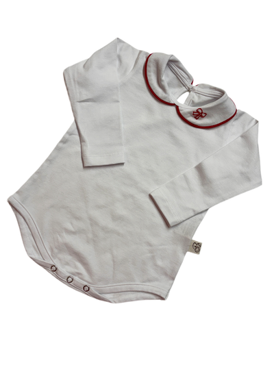 LONDON Body fiocco profilo rosso