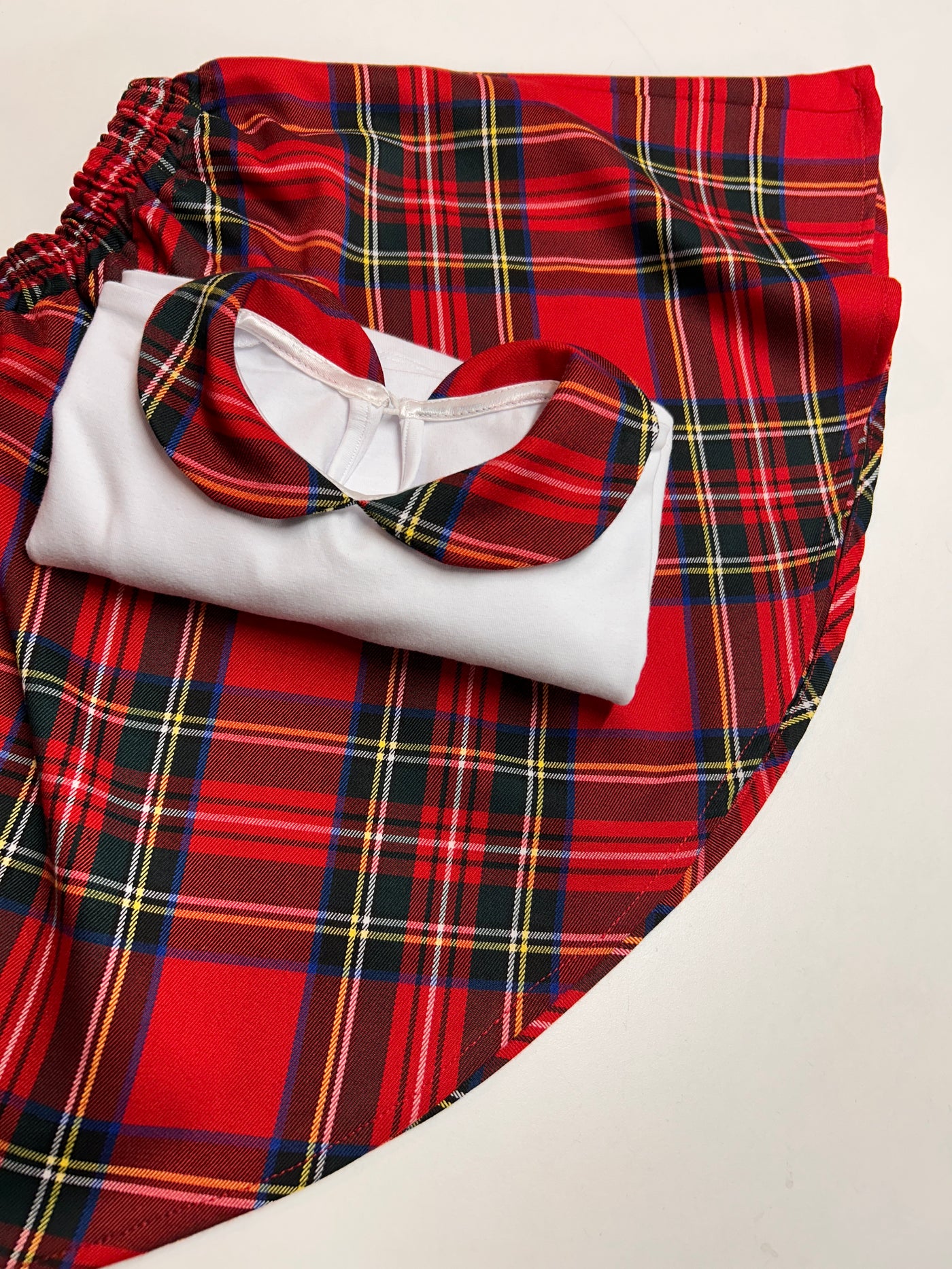 ELSA Gonna tartan rosso