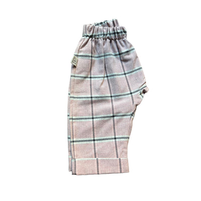 Baggy MILANO tartan rosa
