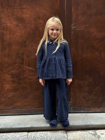 Giacchina ALICE caldo cotone blu
