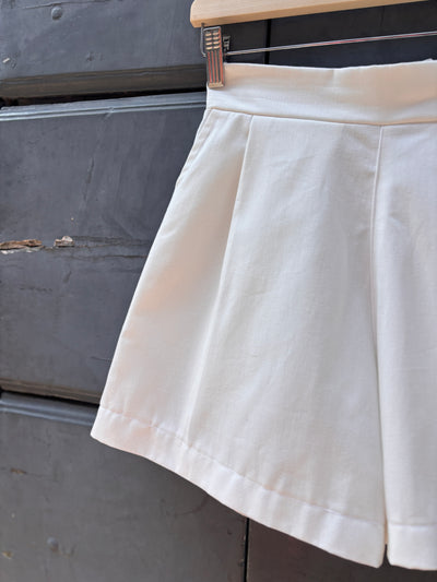 Bermuda ARIANNA DONNA drill cotone bianco