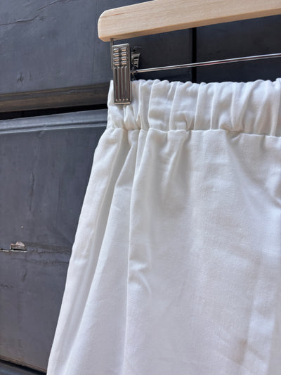 Bermuda ARIANNA DONNA drill cotone bianco