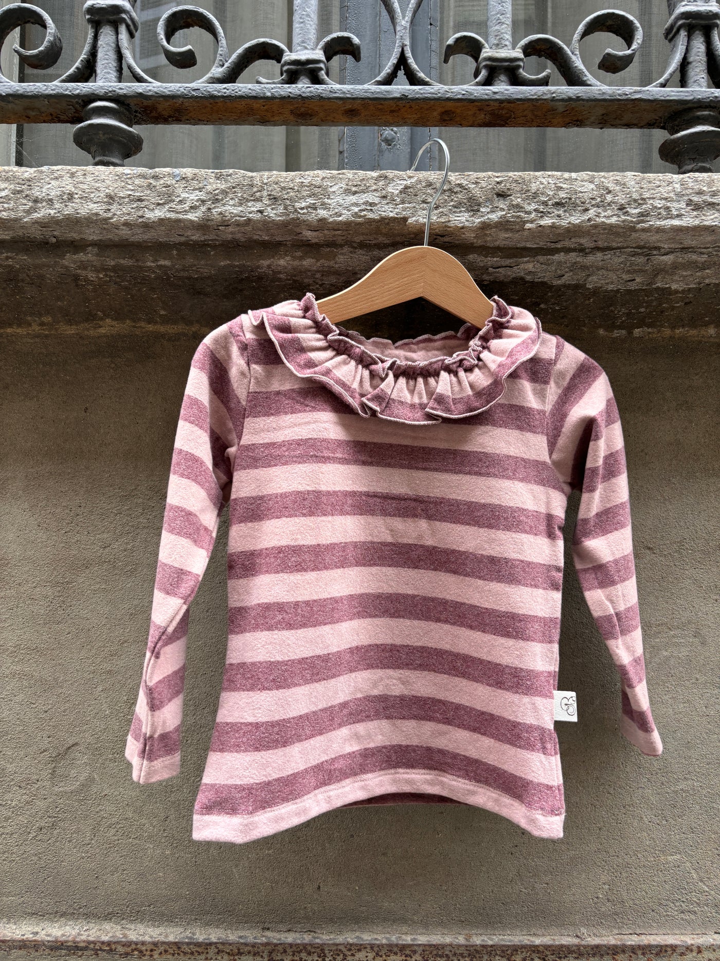 ELOISA righe lilla caldo cotone