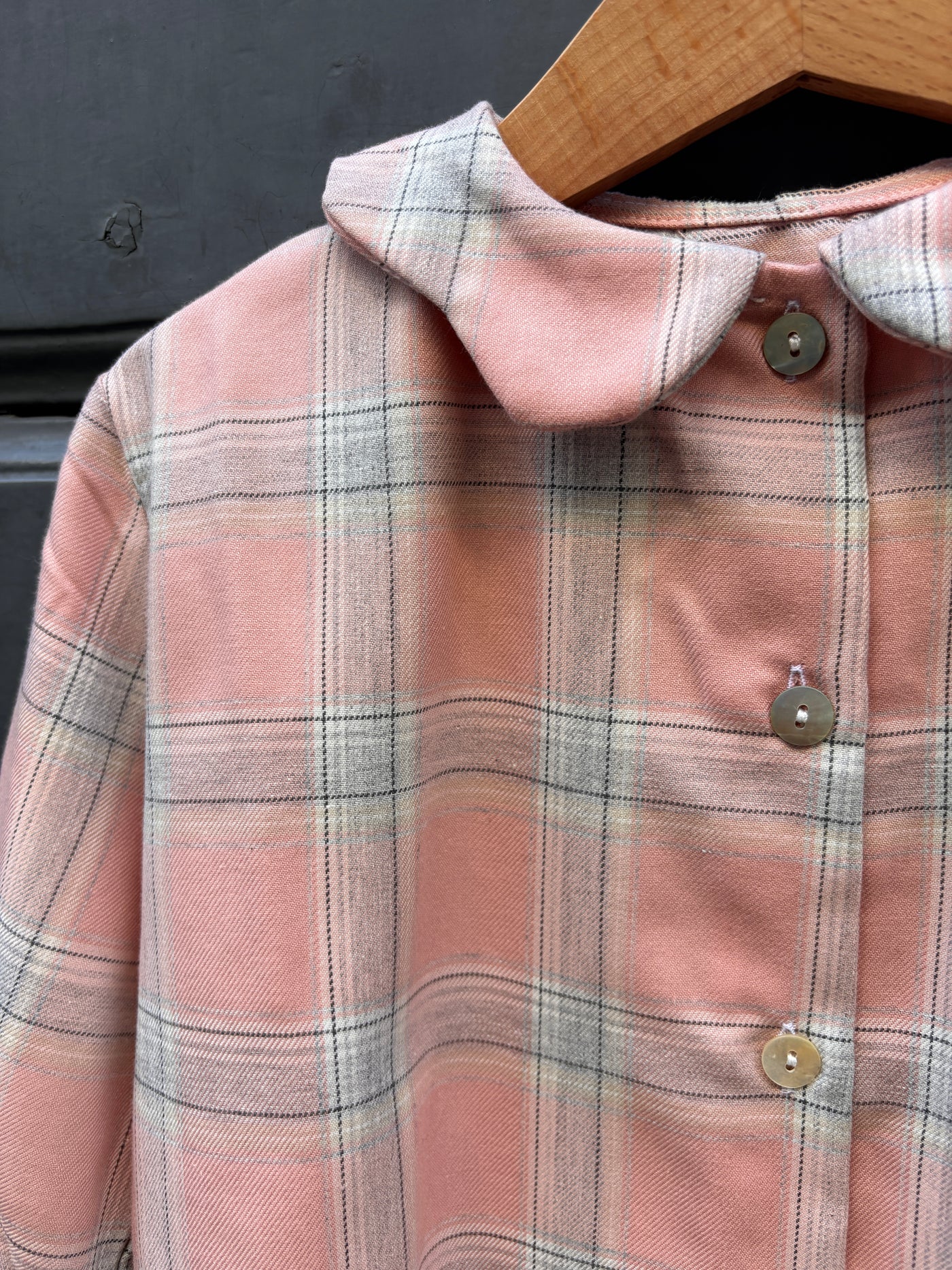 Camiciola TITTA PETALO tartan rosa