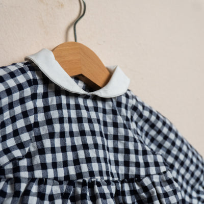 Pagliaccetto seersucher cotone blu