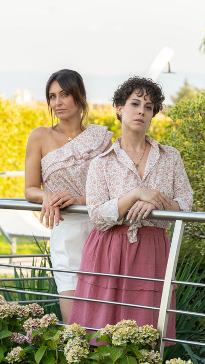 Camicetta donna LAURA toni del rosa