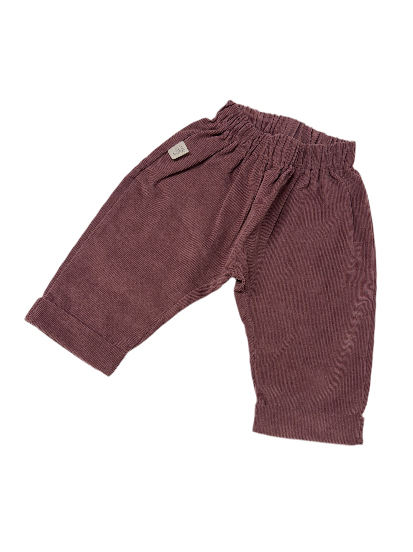 Baggy BERLINO velluto millerighe prugna