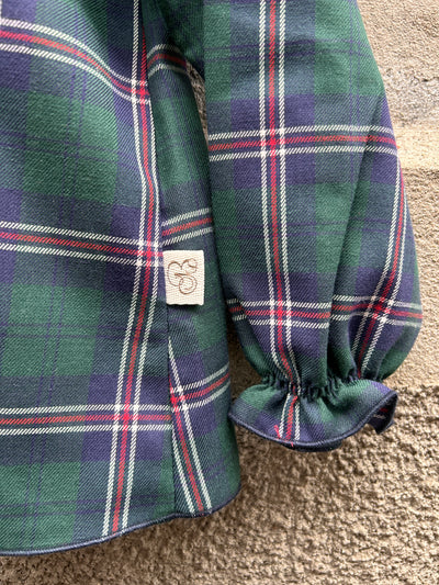 Camiciola MIKELA tartan blu