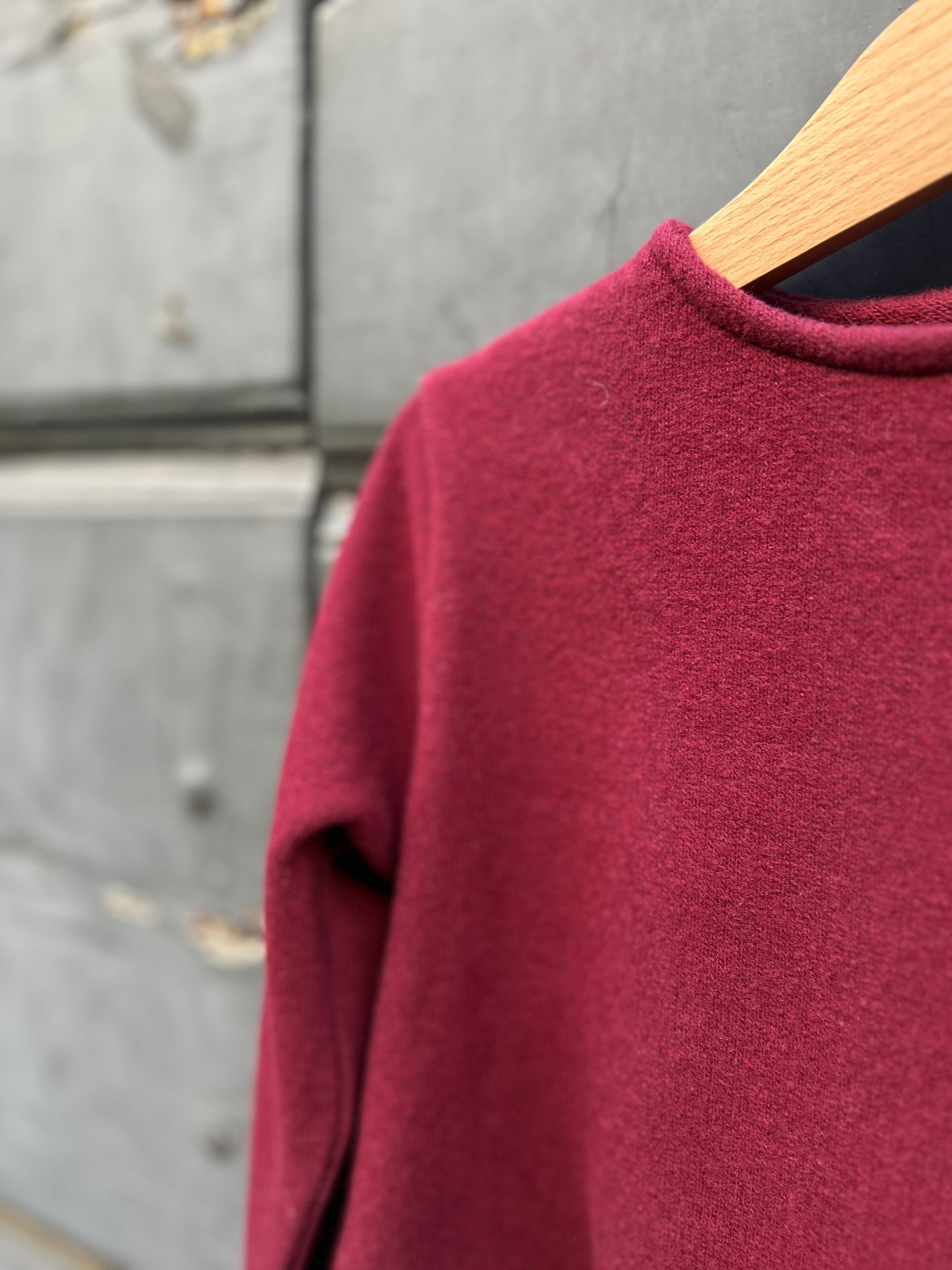 Completo REBECCA rouge + RUOTA caldo cotone burgundy