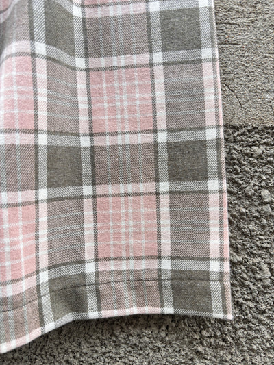 REBECCA Pantalone tartan oliva