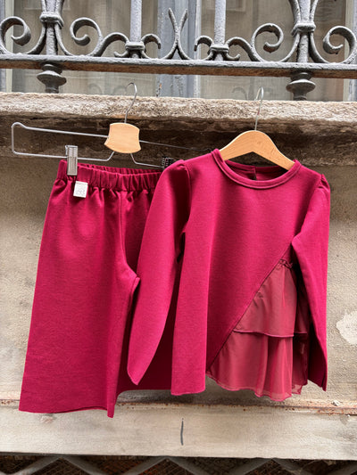 Completo bordeaux punto Milano REBECCA