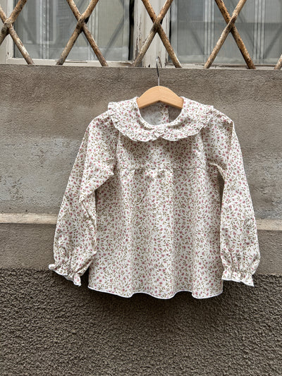 Camiciola MIKELA fiori rosa