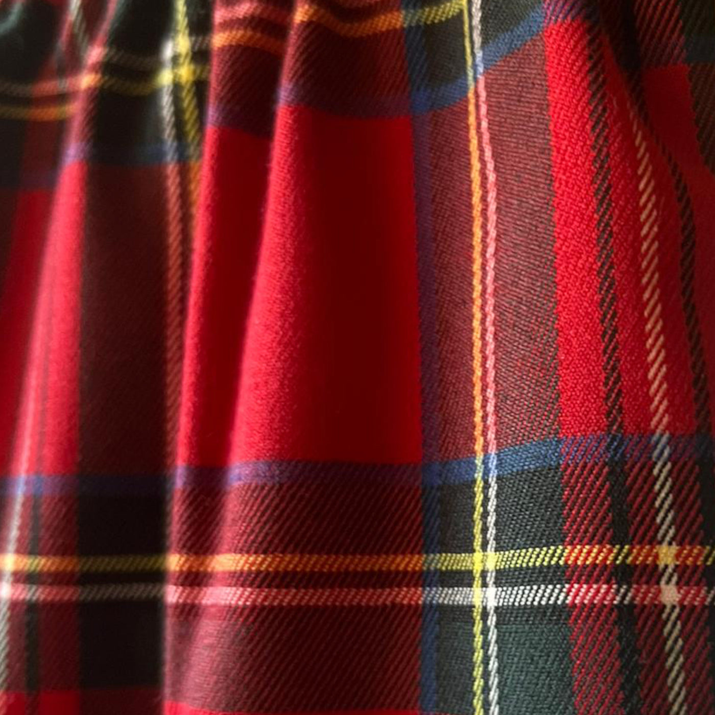 MILANO Baggy tartan rosso