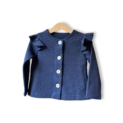 Giacca OFELIA blu jeans lurex