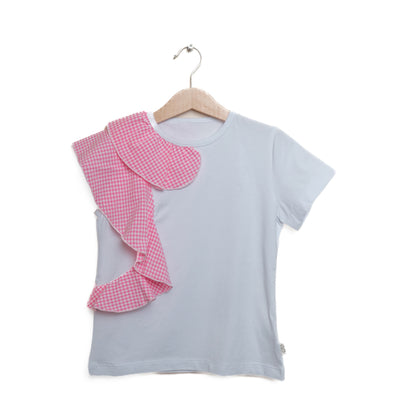T-shirt PETALO fucsia
