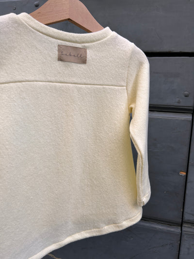 Giacchina GILDA in caldo cotone panna