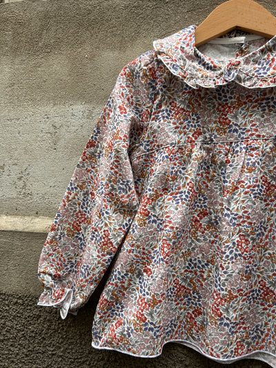 Camiciola MIKELA fiori coccio