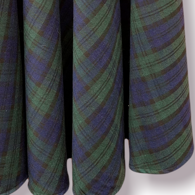Gonna SIBILLA tartan blu