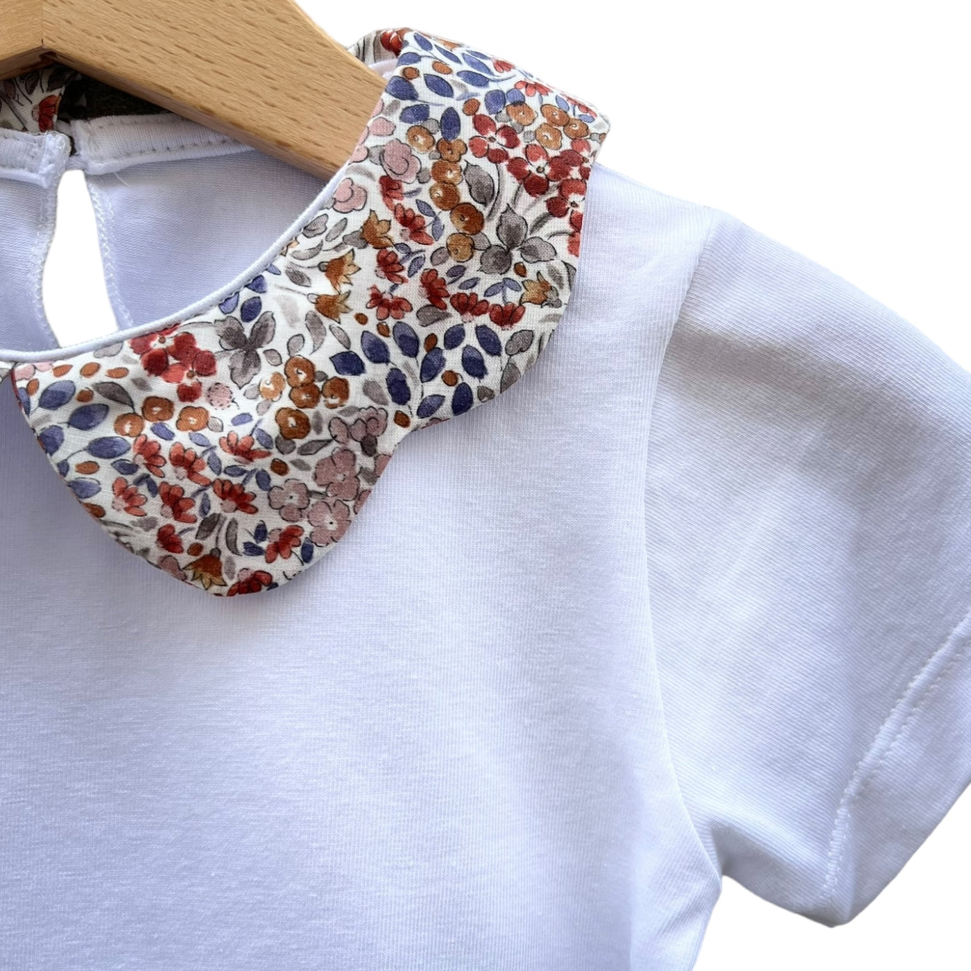 Magliettina CLAUDINE PETALO liberty multicolor jeans
