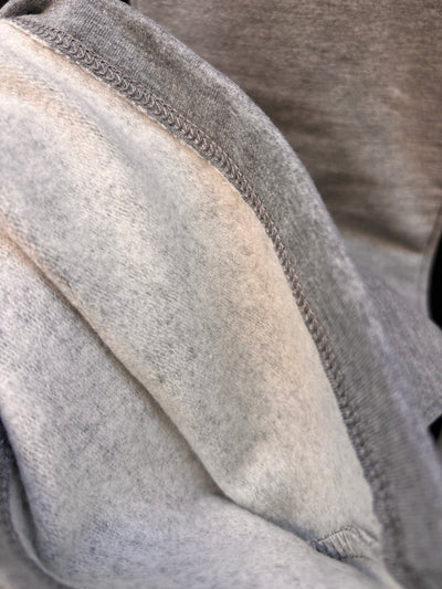 Pantalone ZOE zampetta in felpa grigia