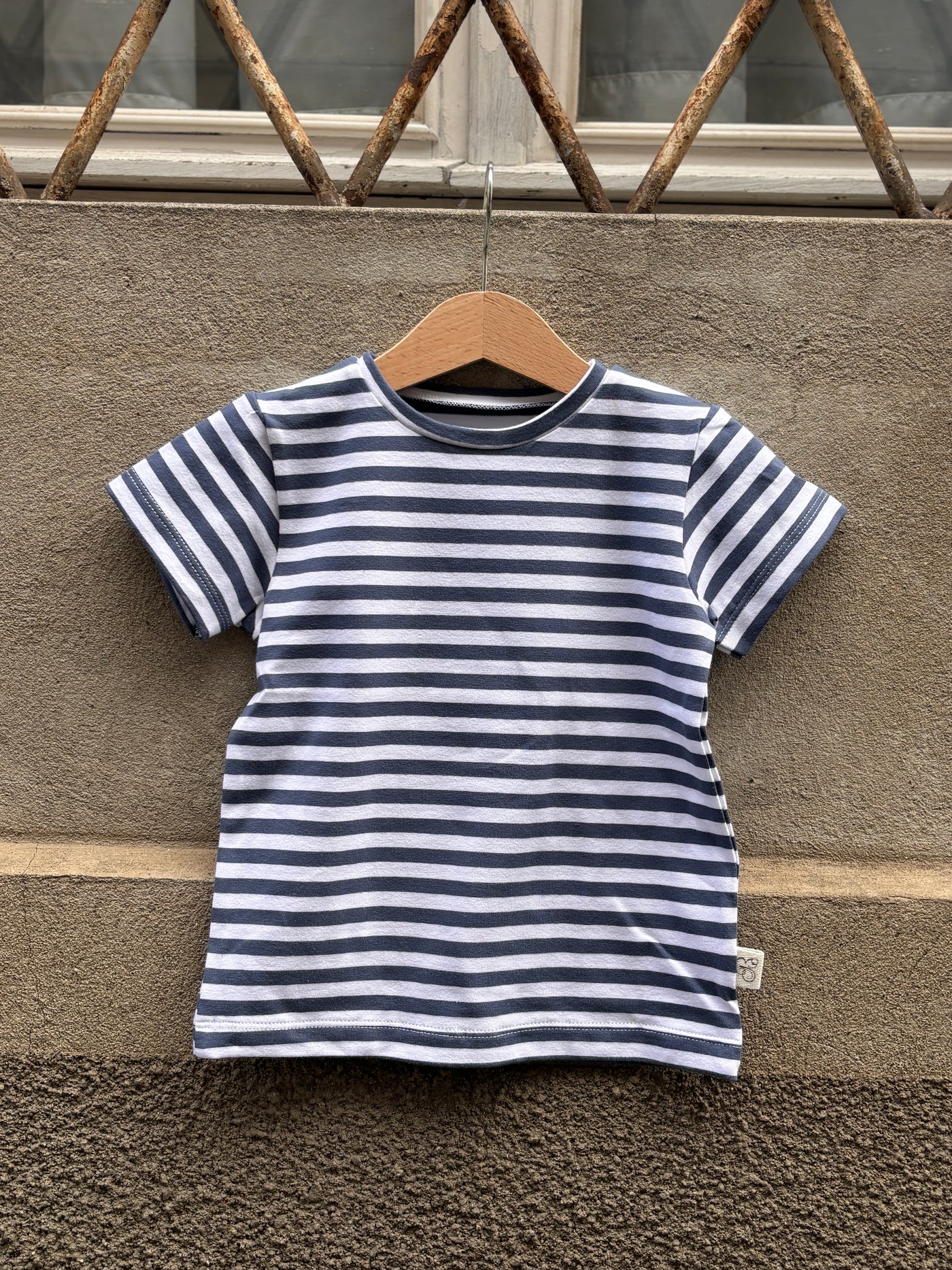 Maglietta MATTIA righe jeans