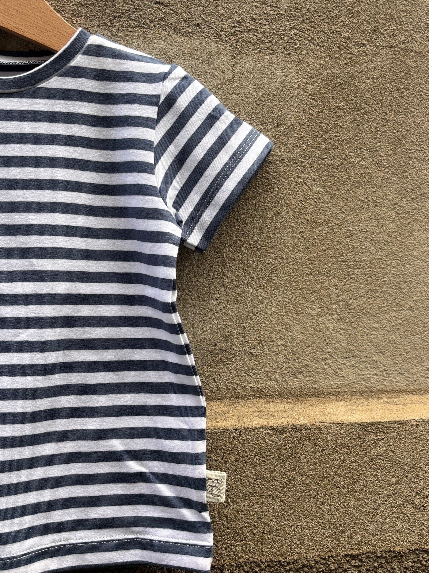 Maglietta MATTIA righe jeans