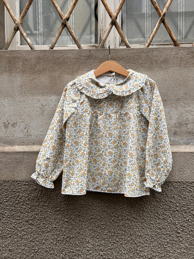 Camiciola MIKELA fiori senape