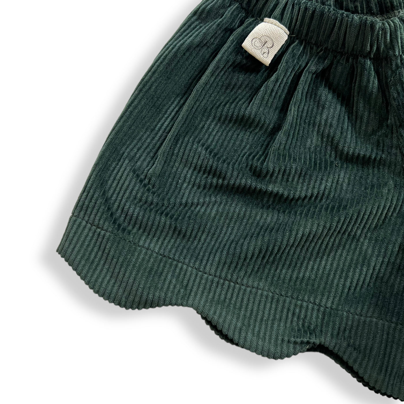 Shorts PENNY velluto millerighe verdone