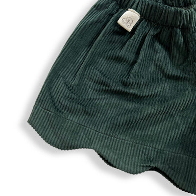 Shorts PENNY velluto millerighe verdone