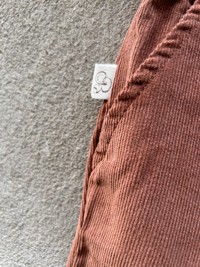 MILANO Pantalone velluto cioccolato