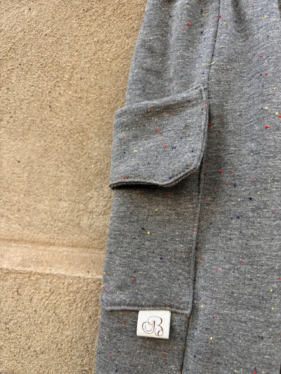 TOKYO Pantalone felpa calda puntinata