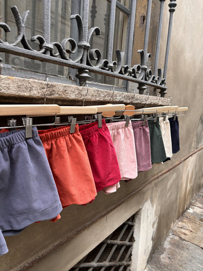 Shorts PENNY blu velluto