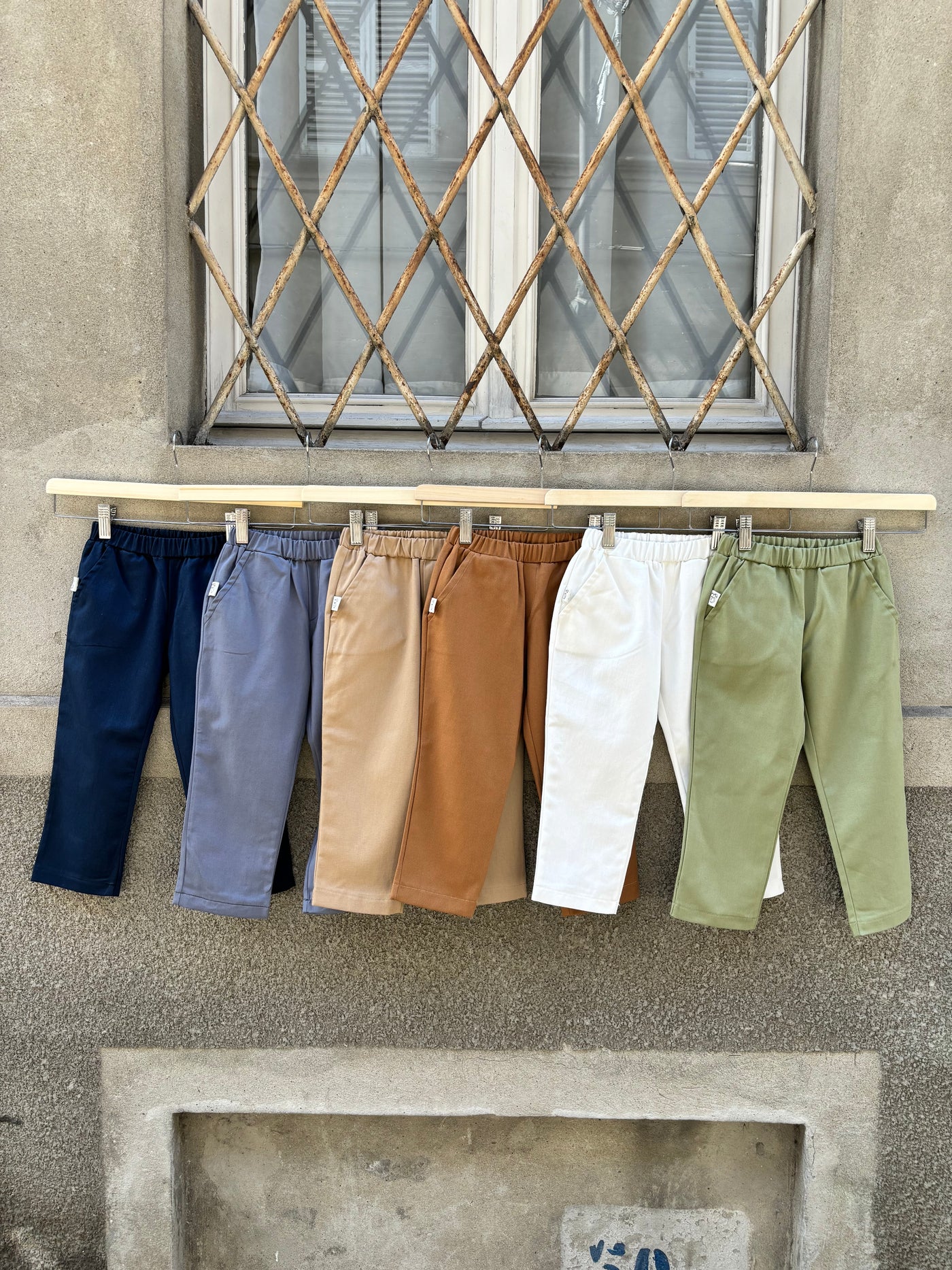 MILANO Pantalone bianco drill di cotone