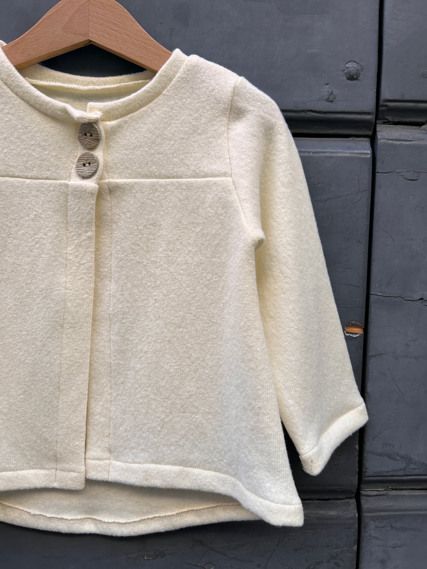 Giacchina GILDA in caldo cotone panna