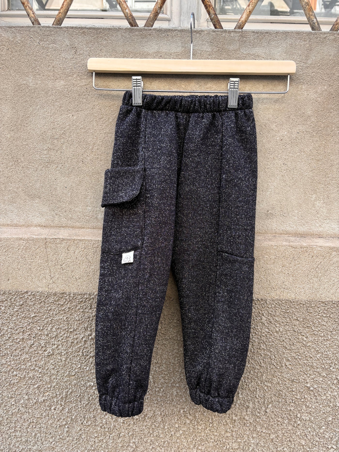 Completo caldo lurex nero TOKYO+ SCATOLETTA