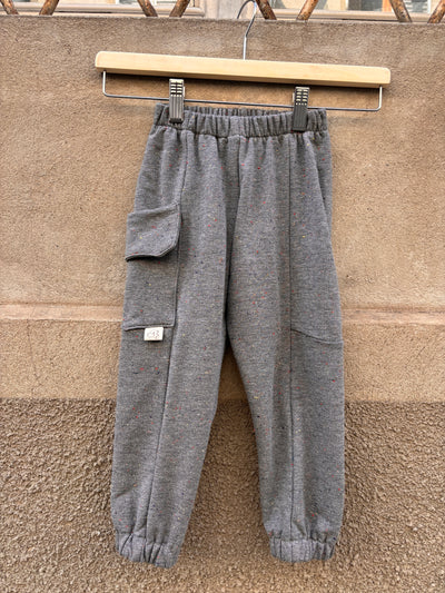 TOKYO Pantalone felpa calda puntinata